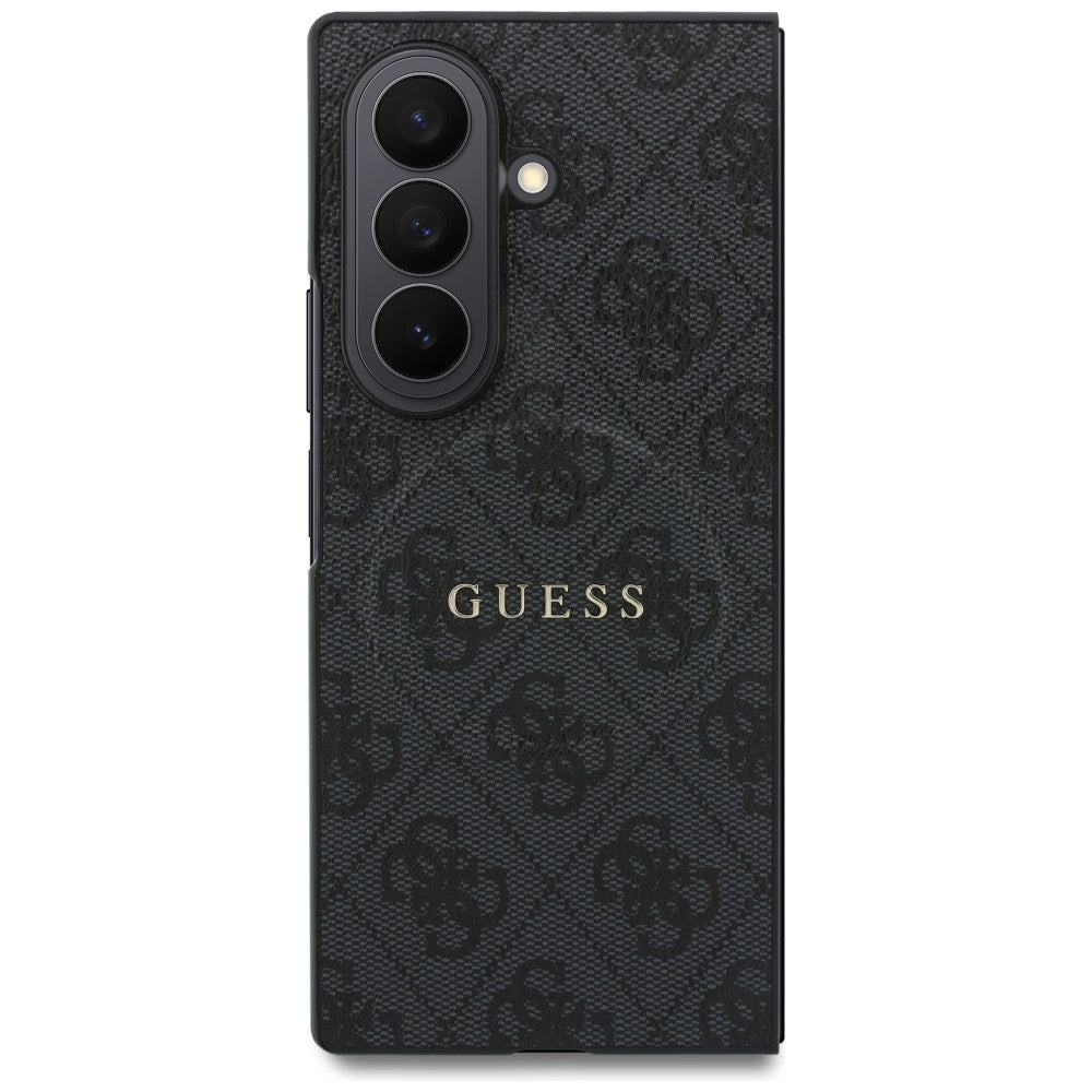 Husa de protectie Guess 4G Leather Classic compatibil cu Samsung Galaxy Z Fold8 Ultra, Negru