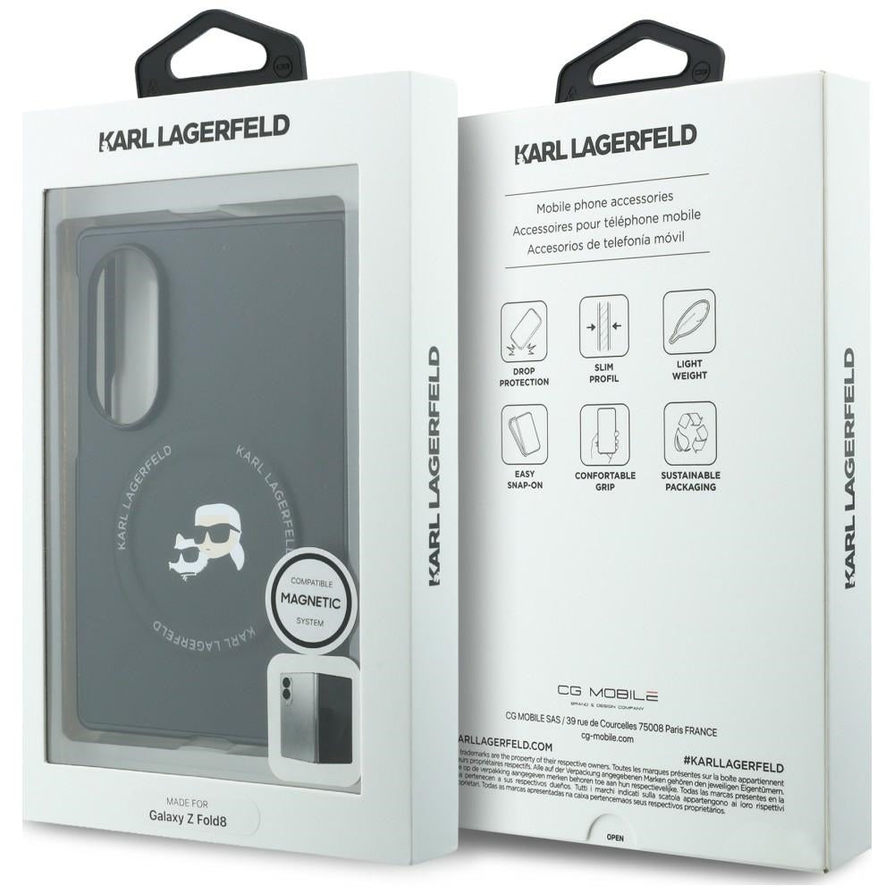 Husa de protectie Karl Lagerfeld compatibil cu Samsung Galaxy Z Fold8, Negru