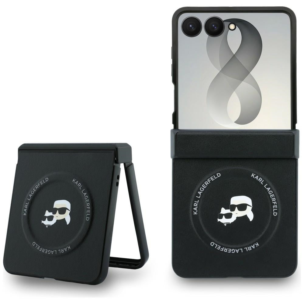 Husa de protectie Karl Lagerfeld compatibil cu Samsung Galaxy Z Flip8, Negru