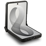 Husa de protectie Karl Lagerfeld Saffiano compatibil cu Samsung Galaxy Z Flip8, Gri