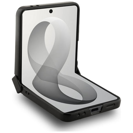 Husa de protectie Karl Lagerfeld Saffiano compatibil cu Samsung Galaxy Z Flip8, Gri
