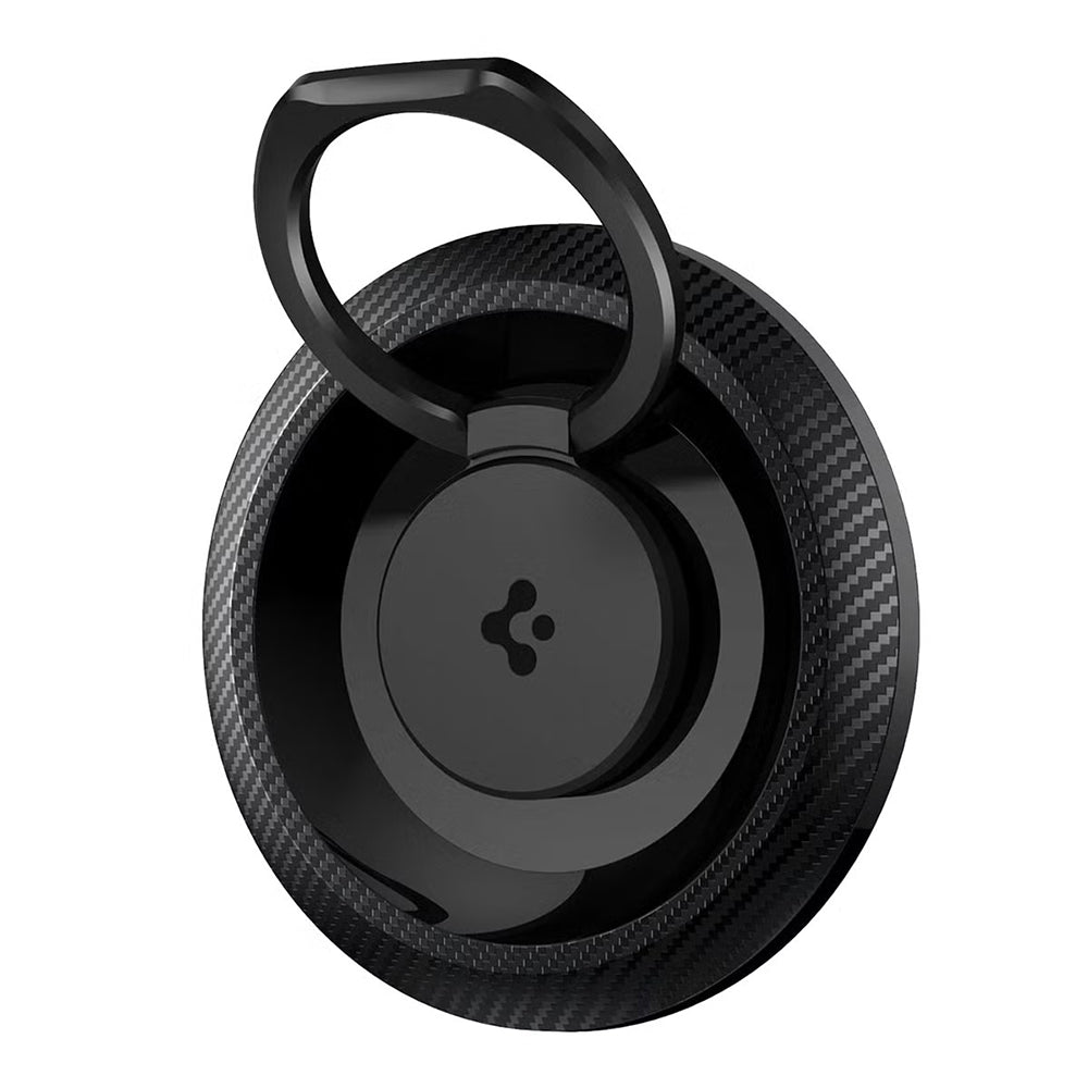 Suport Inel Spigen O-Mag OM100 (AMP05505), Magnet Puternic, Rotație 360°, Negru
