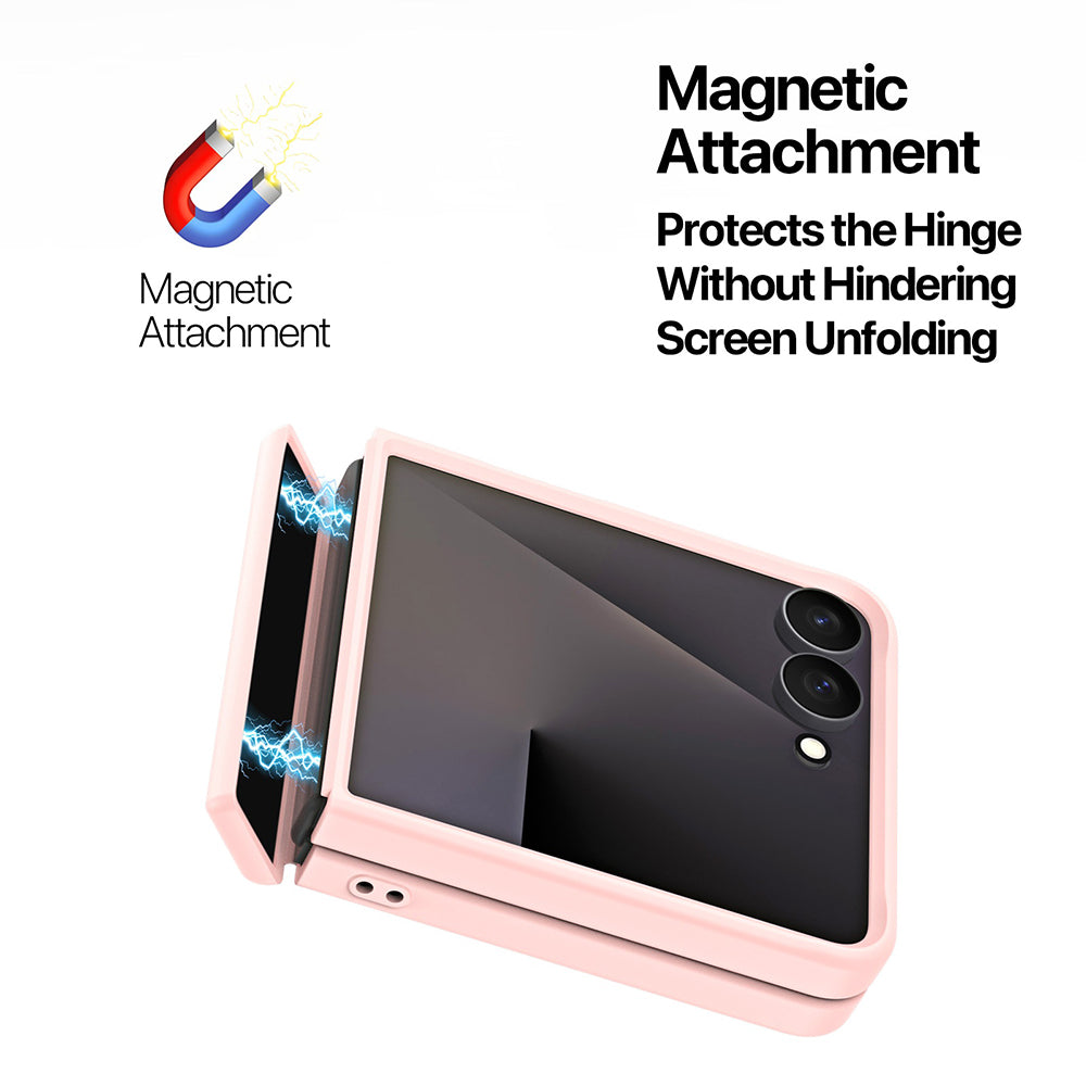 Husa de protectie Dux Ducis Yind MagSafe compatibil cu Samsung Galaxy Z Flip8, Mov