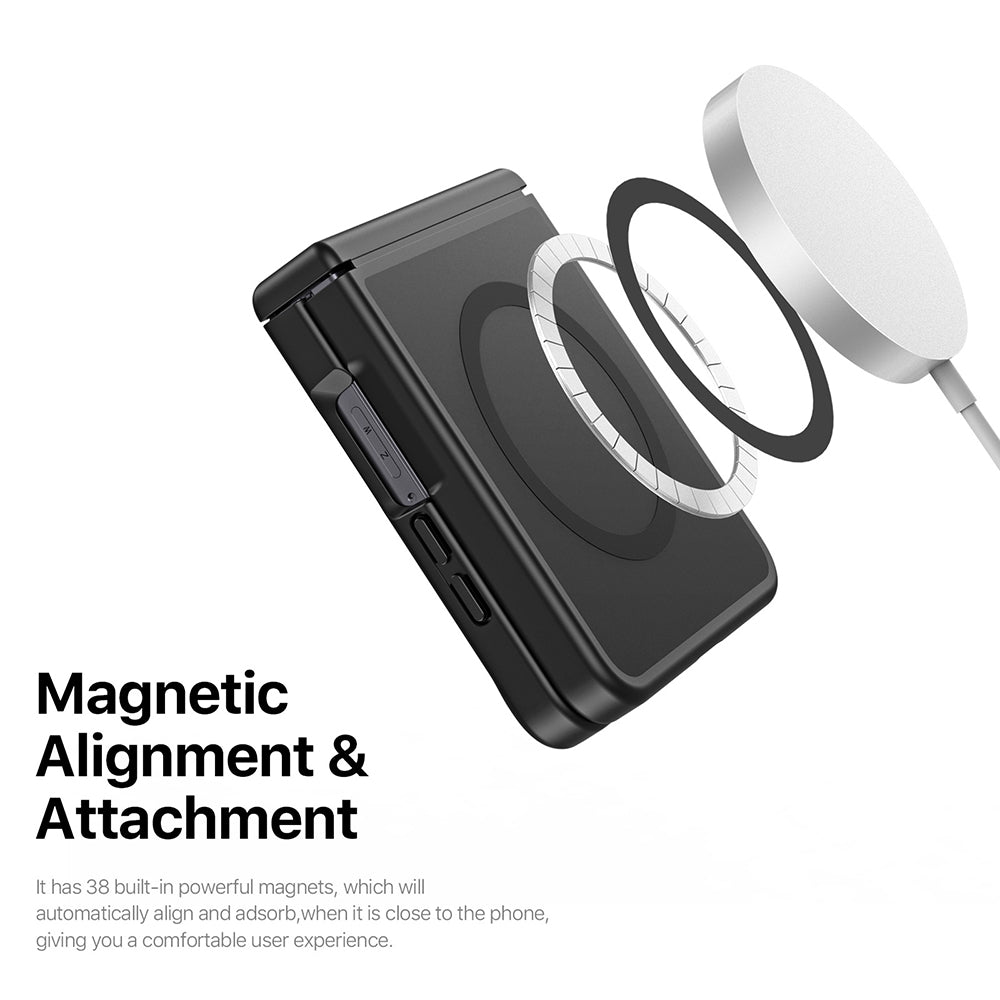 Husa de protectie Dux Ducis Yind MagSafe compatibil cu Samsung Galaxy Z Flip8, Negru