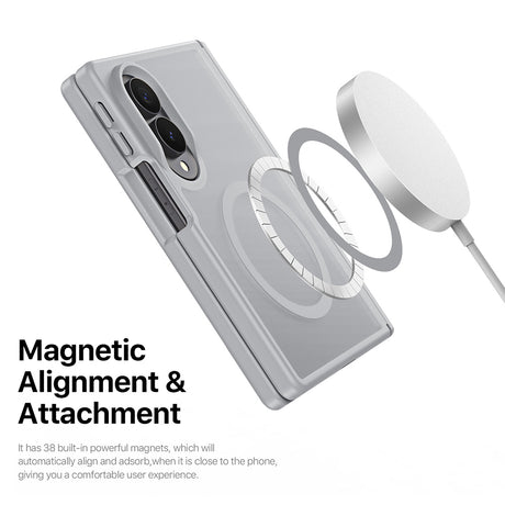Husa de protectie Dux Ducis Yind MagSafe compatibil cu Samsung Galaxy Z Fold8, Albastru inchis