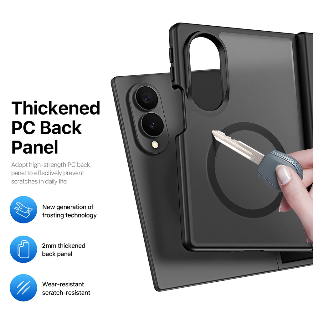 Husa de protectie Dux Ducis Yind MagSafe compatibil cu Samsung Galaxy Z Fold8, Negru