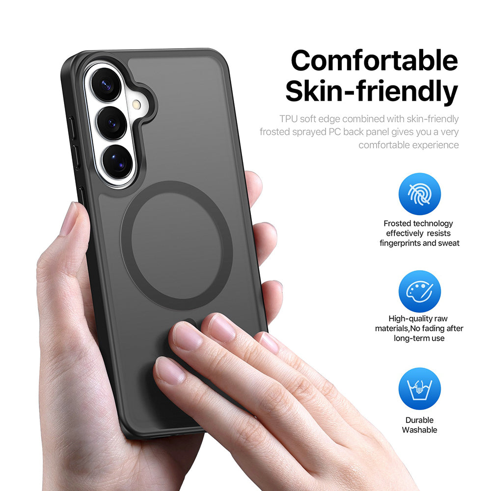 Husa de protectie Dux Ducis Yind MagSafe compatibil cu Samsung Galaxy S26, Gri