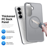 Husa de protectie Dux Ducis Yind MagSafe compatibil cu Samsung Galaxy S26, Gri