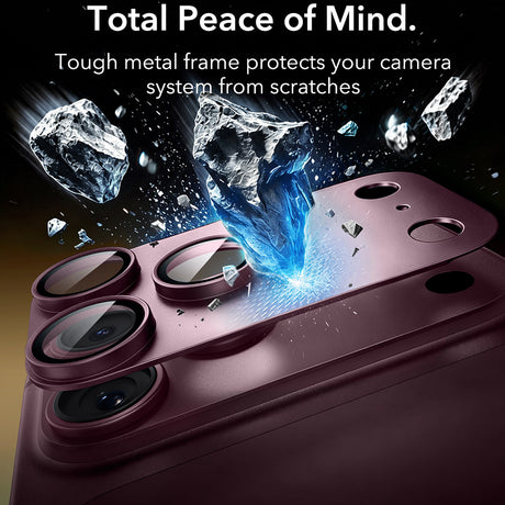Folie de protectie ESR Armorite Pro compatibil cu iPhone 18 Pro Max, Bordo