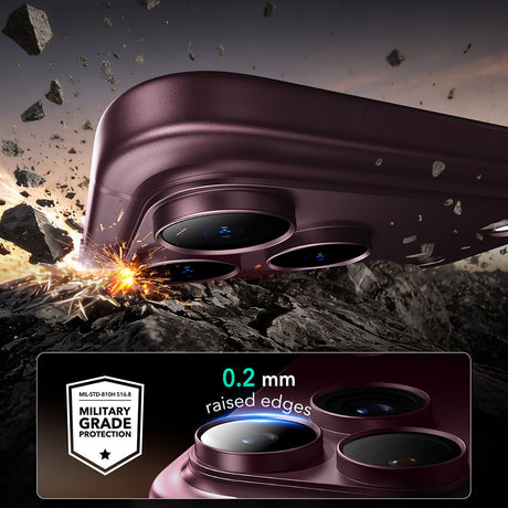Folie de protectie ESR Armorite Pro compatibil cu iPhone 18 Pro Max, Bordo
