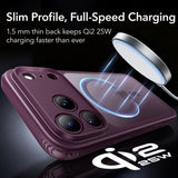 Husa de protectie ESR Classic Hybrid HaloLock compatibil cu iPhone 18 Pro, Bordo