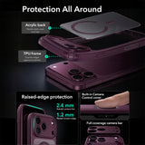 Husa de protectie ESR Classic Hybrid HaloLock compatibil cu iPhone 18 Pro, Bordo