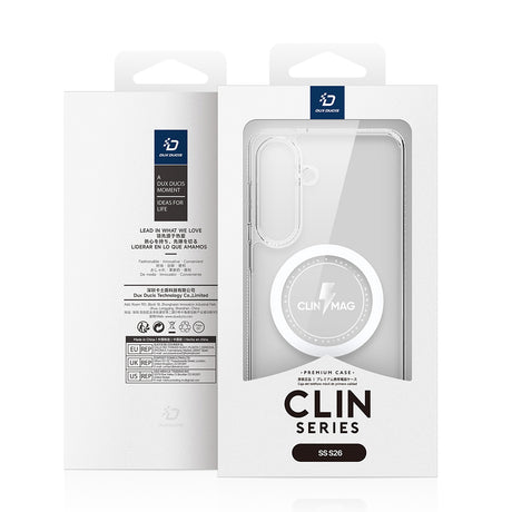 Husa de protectie Dux Ducis Clin Magnetic Series compatibil cu Samsung Galaxy S26 Plus, Transparent