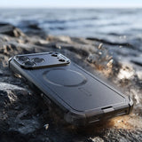 Husa de protectie ESR Cyber Halolock compatibil cu iPhone 17 Pro / iPhone 18 Pro, Negru