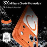 Husa de protectie ESR Classic Hybrid HaloLock compatibil cu iPhone 18 Pro, Portocaliu