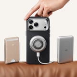 Husa de protectie ESR Atelier Magnetic Kickstand compatibil cu iPhone 17 Pro / iPhone 18 Pro, Negru