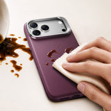 Husa de protectie ESR Atelier Magnetic Kickstand compatibil cu iPhone 17 Pro / iPhone 18 Pro, Bordo