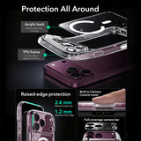Husa de protectie ESR Classic Hybrid HaloLock compatibil cu iPhone 17 Pro Max / iPhone 18 Pro Max, Transparent