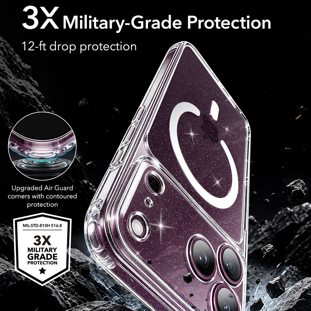 Husa de protectie ESR Classic Hybrid compatibil cu iPhone 18 Pro, Transparent