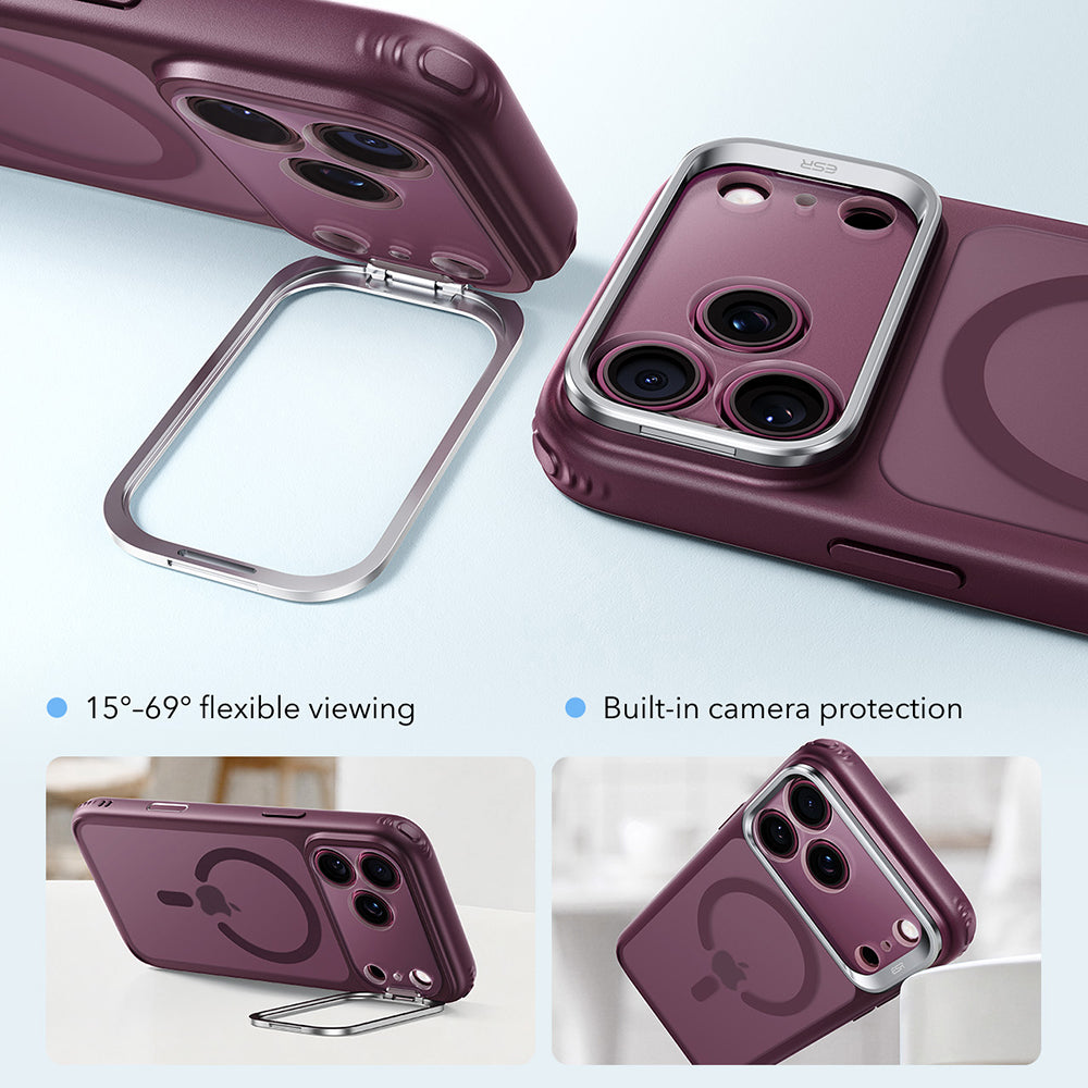 Husa de protectie ESR Classic Hybrid compatibil cu iPhone 17 Pro Max / iPhone 18 Pro Max, Bordo