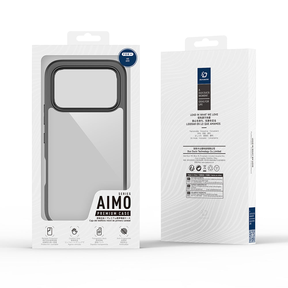 Husa de protectie Dux Ducis Aimo Series compatibil cu Honor 600, Negru