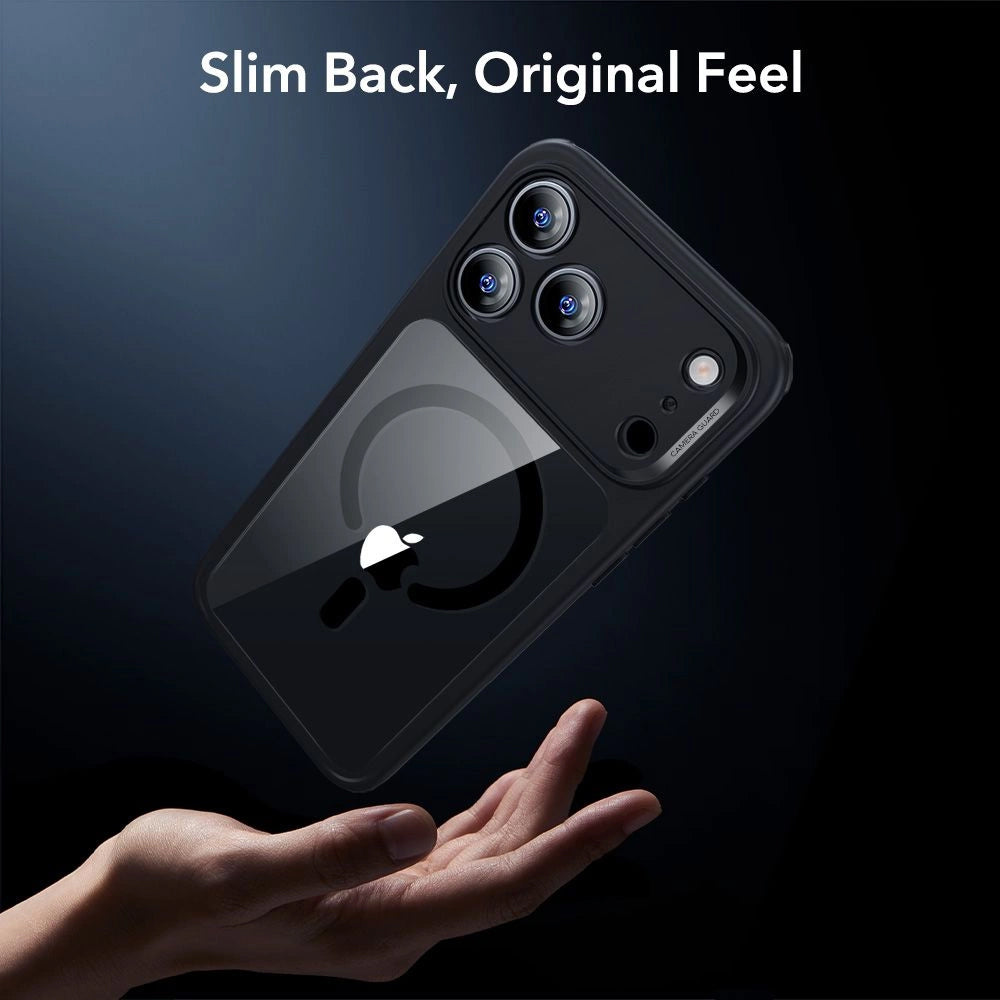 Husa de protectie ESR Classic Hybrid compatibil cu iPhone 17 Pro Max / iPhone 18 Pro Max, Negru Transparent