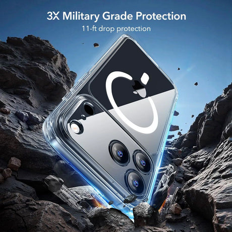 Husa de protectie ESR Classic Hybrid compatibil cu iPhone 17 Pro / iPhone 18 Pro, Transparent