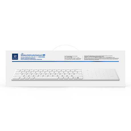 Tastatura Dux Ducis (LK Series), Wireless Bluetooth 5.0, Alb