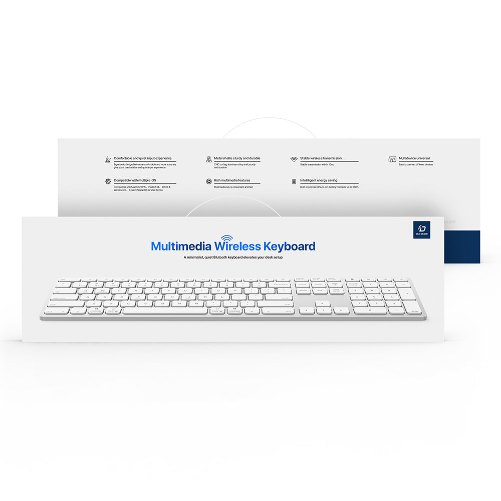 Tastatura Dux Ducis (LK Series), Wireless Bluetooth 5.0, Negru