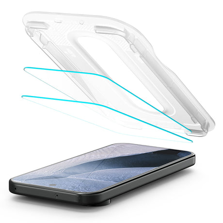 Folie de protectie Spigen Glas.tR EZ-FIT Pro compatibil cu Google Pixel 11 Pro XL, Transparent
