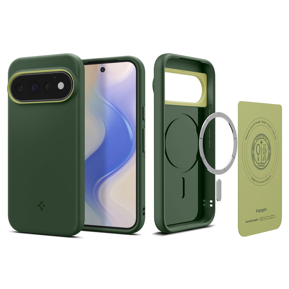 Husa de protectie Spigen Caseology Nano Pop compatibil cu Google Pixel 11 Pro, Verde