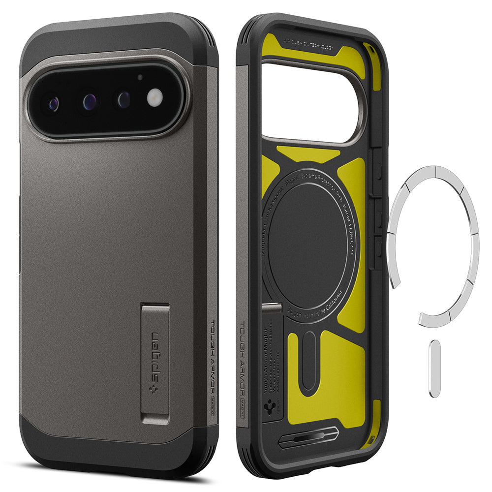 Husa de protectie Spigen Tough Armor compatibil cu Google Pixel 11 Pro, Gri