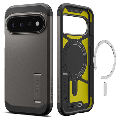 Husa de protectie Spigen Tough Armor compatibil cu Google Pixel 11 Pro, Gri