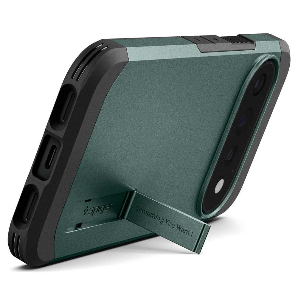 Husa de protectie Spigen Tough Armor compatibil cu Google Pixel 11 Pro, Verde