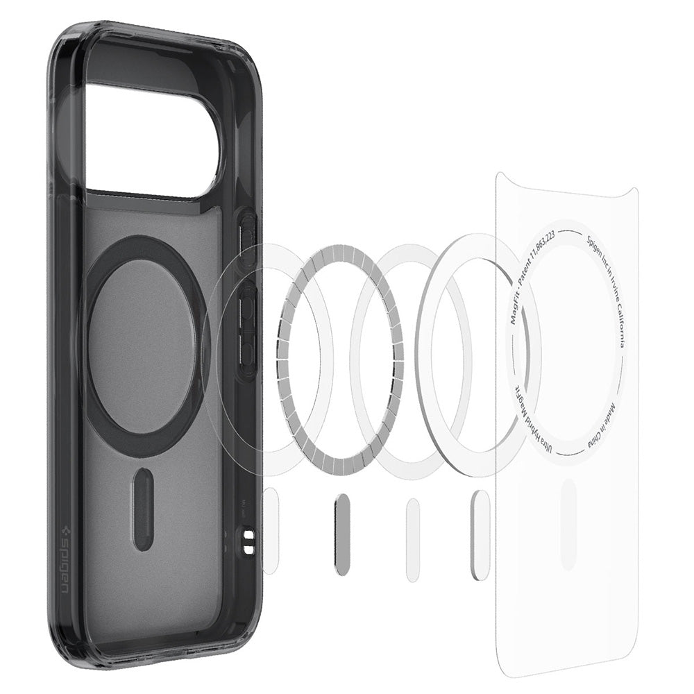 Husa de protectie Spigen Ultra Hybrid compatibil cu Google Pixel 11, Gri
