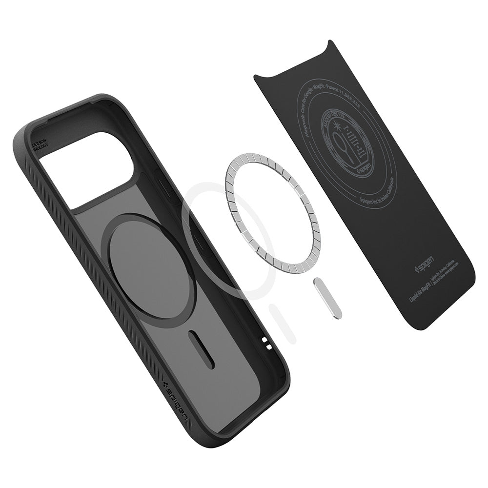 Husa de protectie Spigen Liquid Air compatibil cu Google Pixel 11, Negru