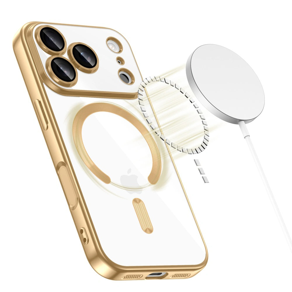 Husa de protectie Techsuit Luxury Crystal MagSafe compatibil cu iPhone 18 Pro Max / iPhone 17 Pro Max, Verde deschis