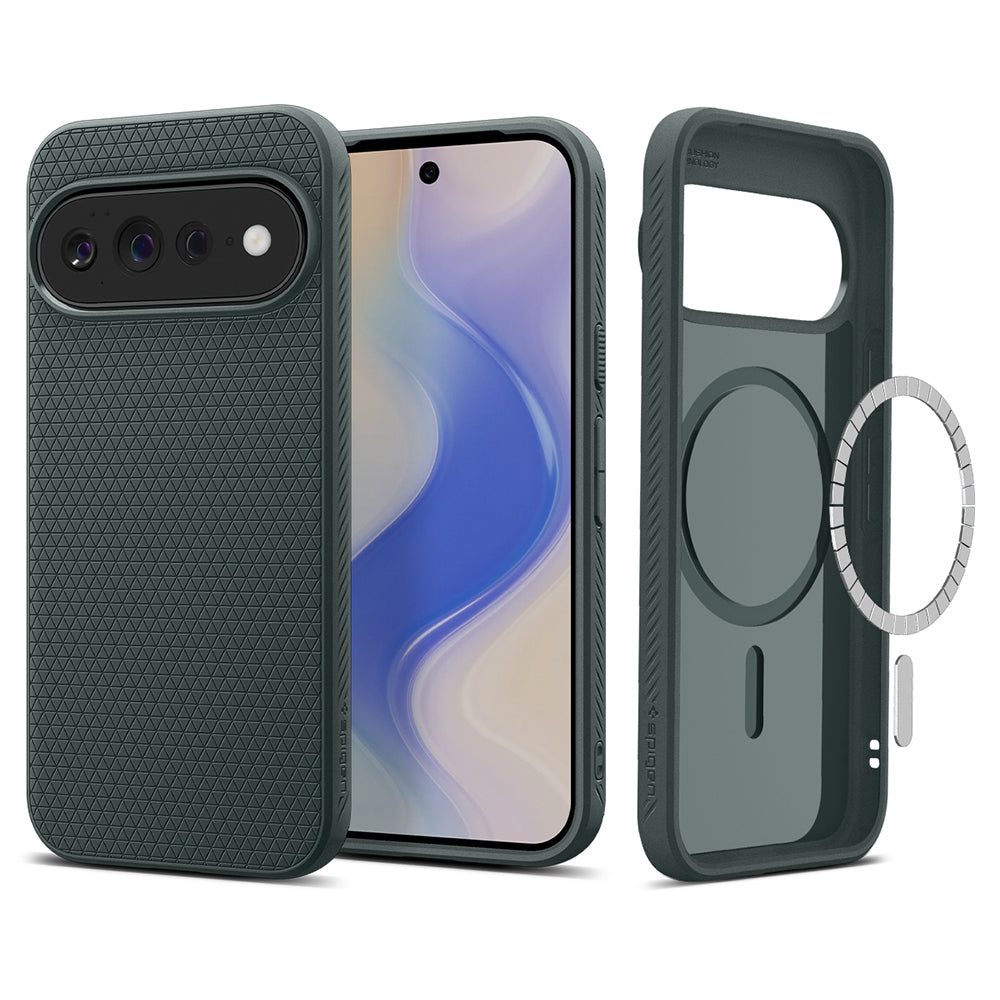 Husa de protectie Spigen Liquid Air compatibil cu Google Pixel 11 Pro XL, Verde