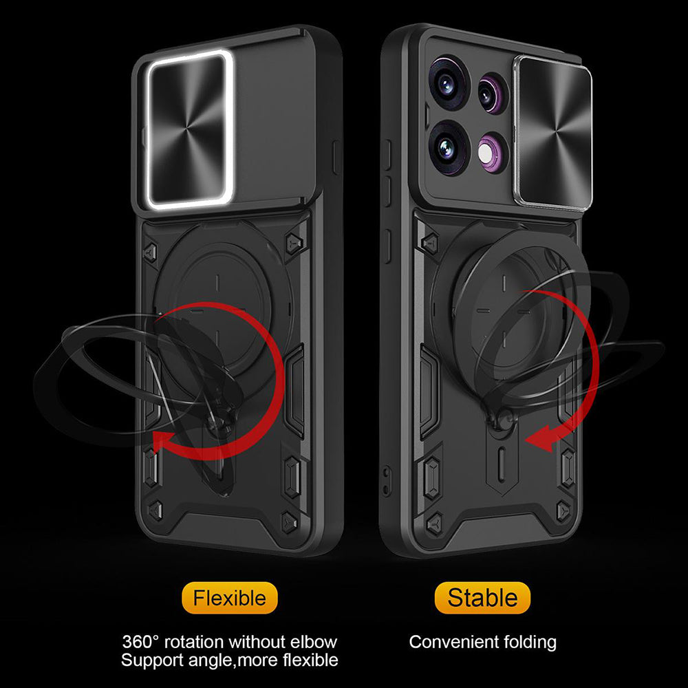 Husa de protectie Techsuit CamGuard Pro compatibil cu Oppo Reno16 F / Reno16 FS, Negru