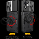 Husa de protectie Techsuit CamGuard Pro compatibil cu Honor 600 Smart, Roșu
