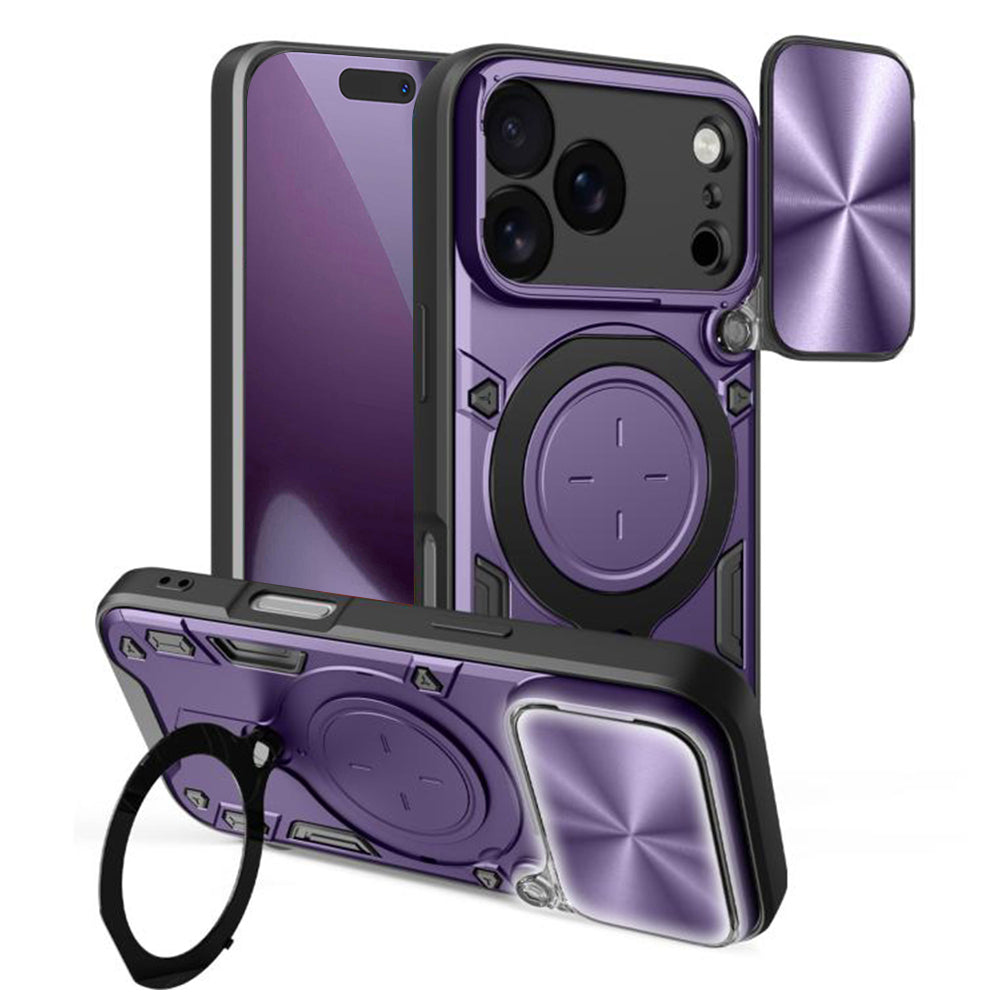 Husa de protectie Techsuit CamGuard Pro compatibil cu iPhone 18 Pro Max / iPhone 17 Pro Max, Mov