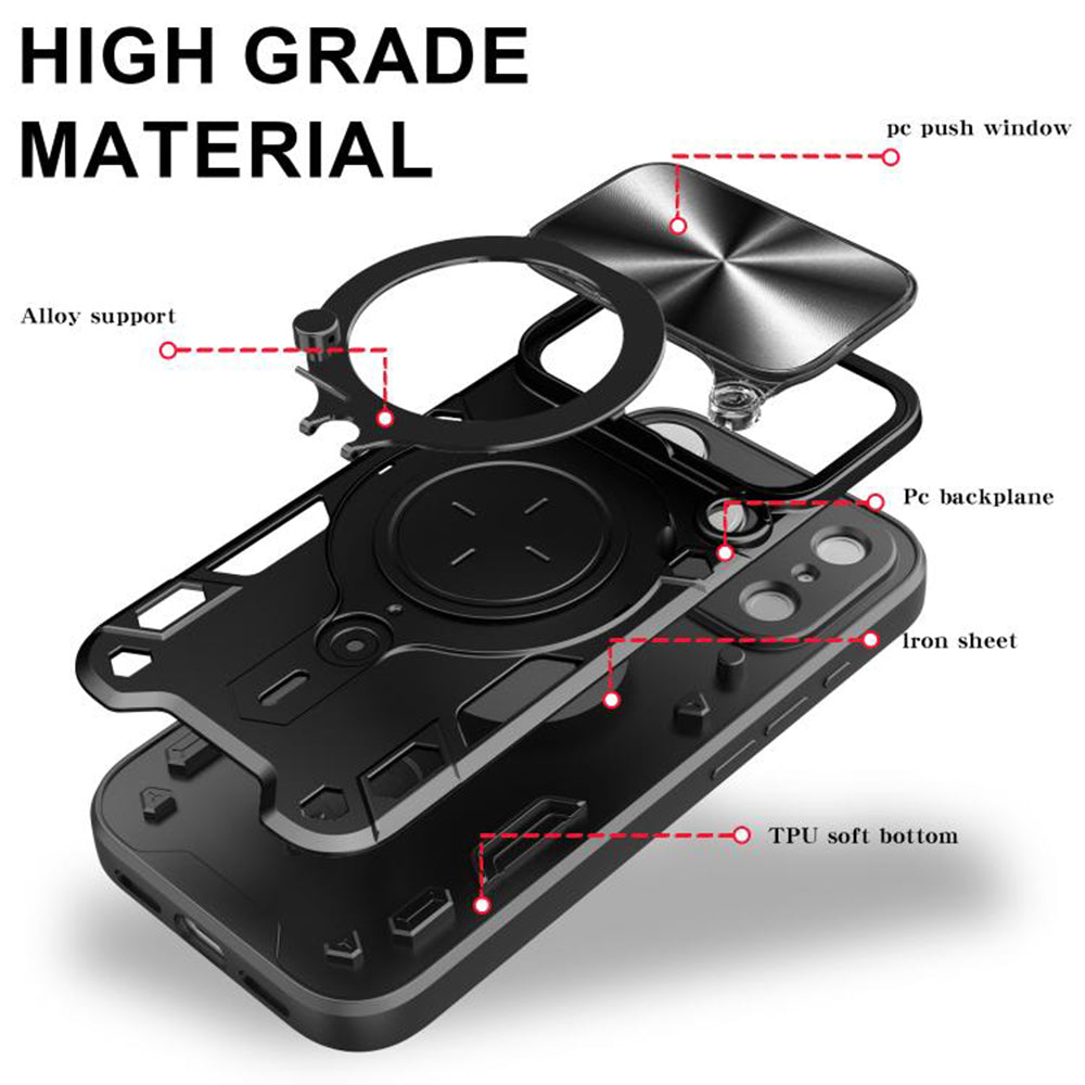 Husa de protectie Techsuit CamGuard Pro compatibil cu iPhone 18 Pro Max / iPhone 17 Pro Max, Mov