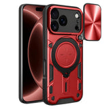 Husa de protectie Techsuit CamGuard Pro compatibil cu iPhone 18 Pro Max / iPhone 17 Pro Max, Roșu