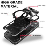 Husa de protectie Techsuit CamGuard Pro compatibil cu iPhone 17 Pro / iPhone 18 Pro, Mov