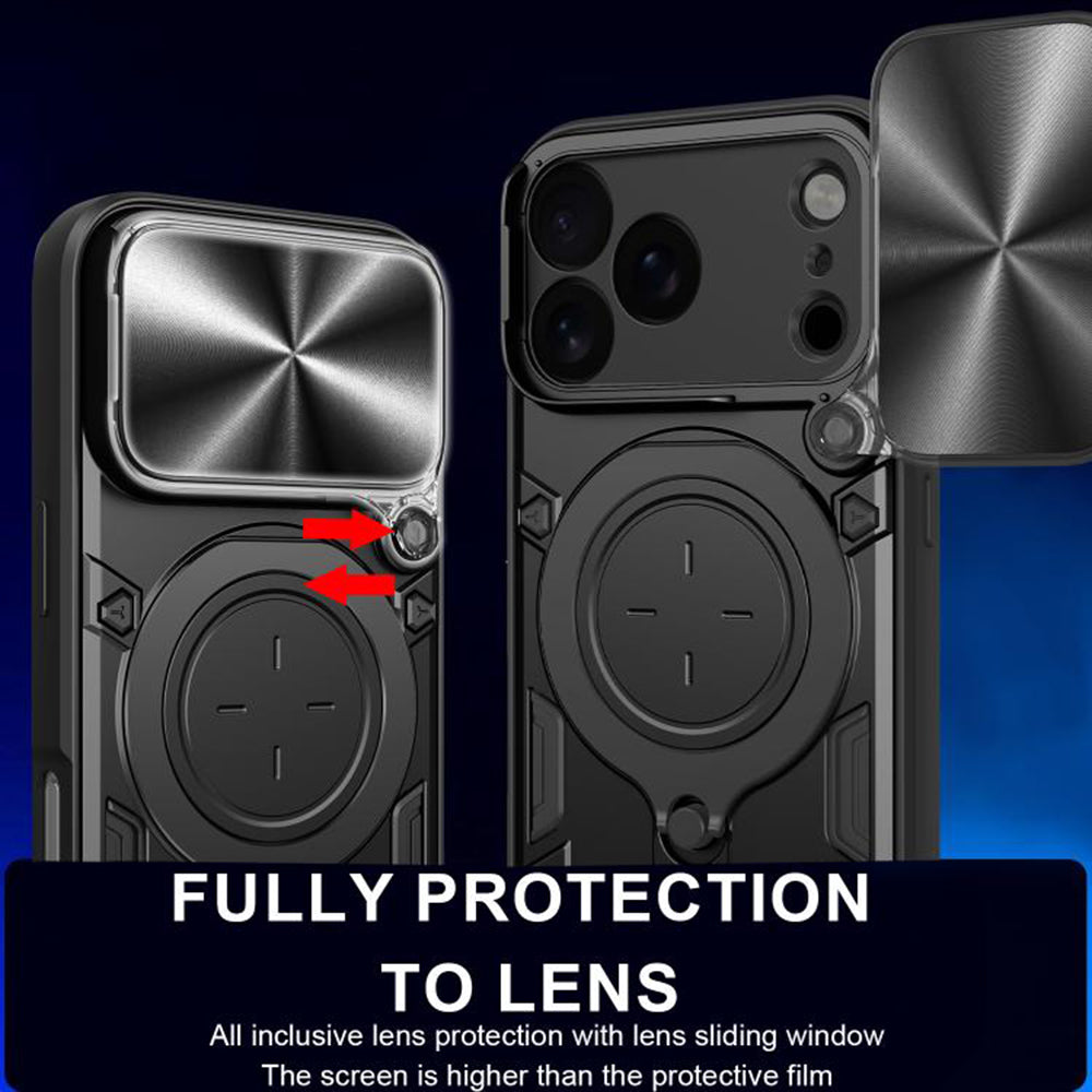 Husa de protectie Techsuit CamGuard Pro compatibil cu iPhone 18 Pro / iPhone 17 Pro, Albastru
