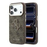 Husa de protectie Guess Hardcase 4G compatibil cu iPhone 18 Pro, Maro