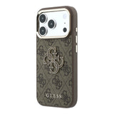 Husa de protectie Guess Hardcase 4G compatibil cu iPhone 18 Pro, Maro