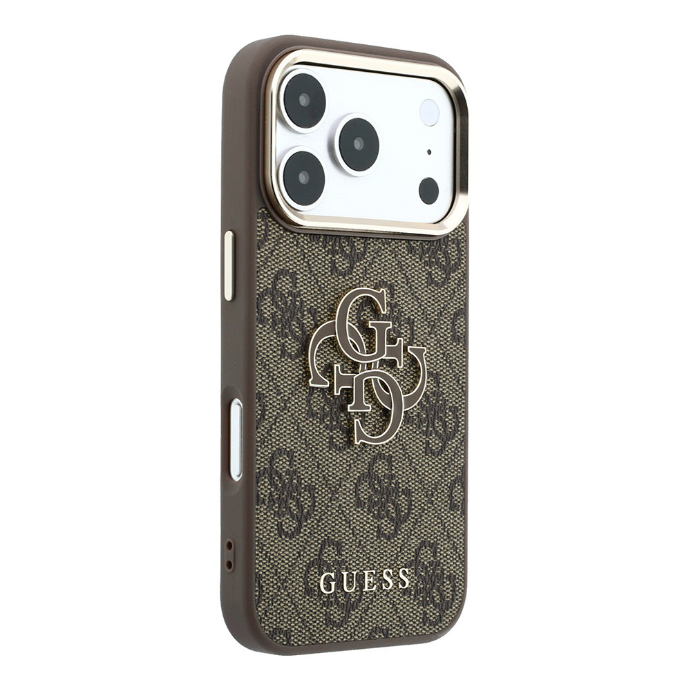 Husa de protectie Guess Hardcase 4G compatibil cu iPhone 18 Pro, Maro