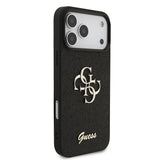 Husa de protectie Guess Glitter Series compatibil cu iPhone 18 Pro, Negru