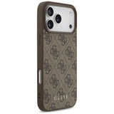 Husa de protectie Guess Hardcase 4G compatibil cu iPhone 18 Pro, Maro
